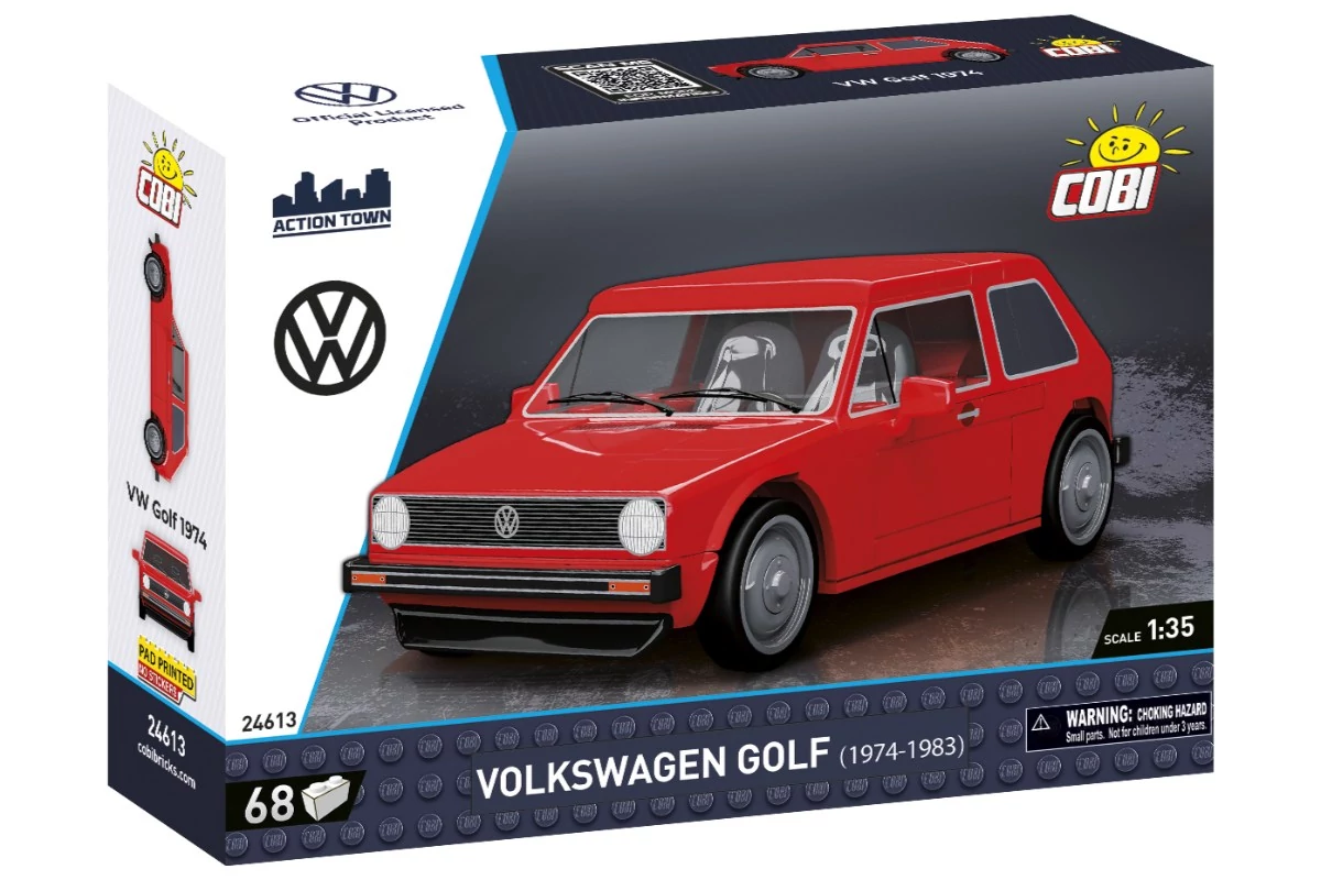 COBI 24613 – Volkswagen Golf (1974–1983) építőjáték – 100% kompatibilis minden más kedvelt márkával