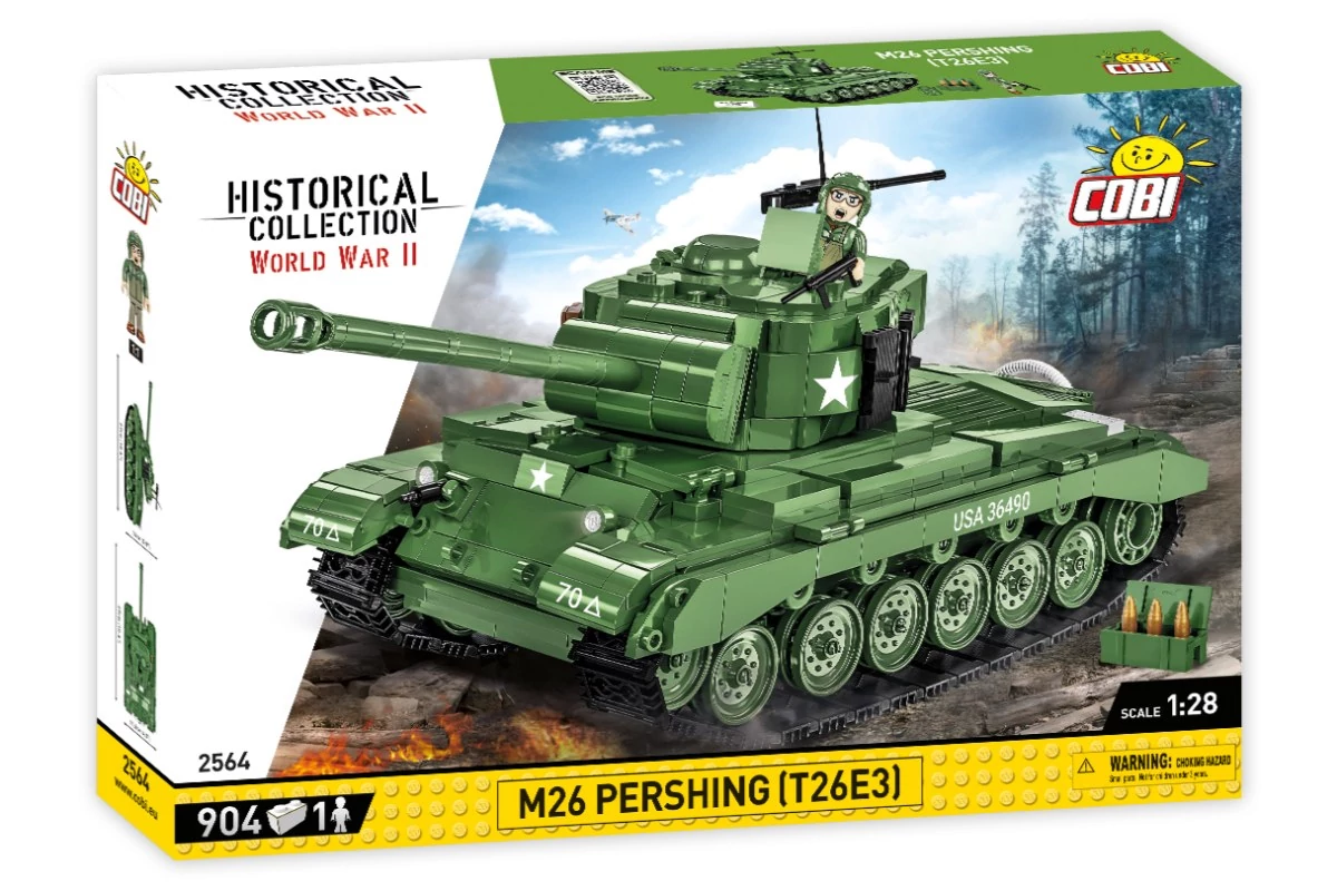 COBI-2564 – M26 PERSHING (T26E3) – 100% kompatibilis minden más kedvelt márkával