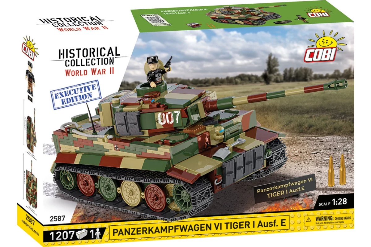 COBI-2587 – Panzerkampfwagen VI Tiger I Ausf. E – 100% kompatibilis minden más kedvelt márkával