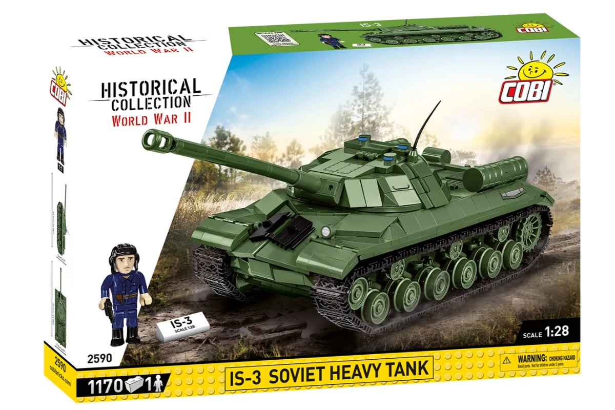 COBI-2590 – IS-3 szovjet nehéz harckocsi – 100% kompatibilis minden más kedvelt márkával