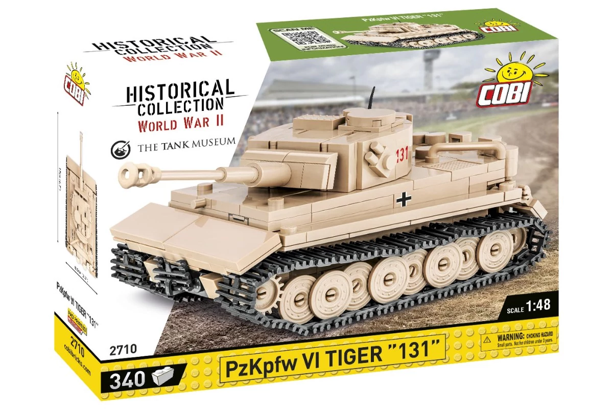 COBI-2710 – Panzer VI Tiger '131' nehéz harckocsi – 100% kompatibilis minden más kedvelt márkával