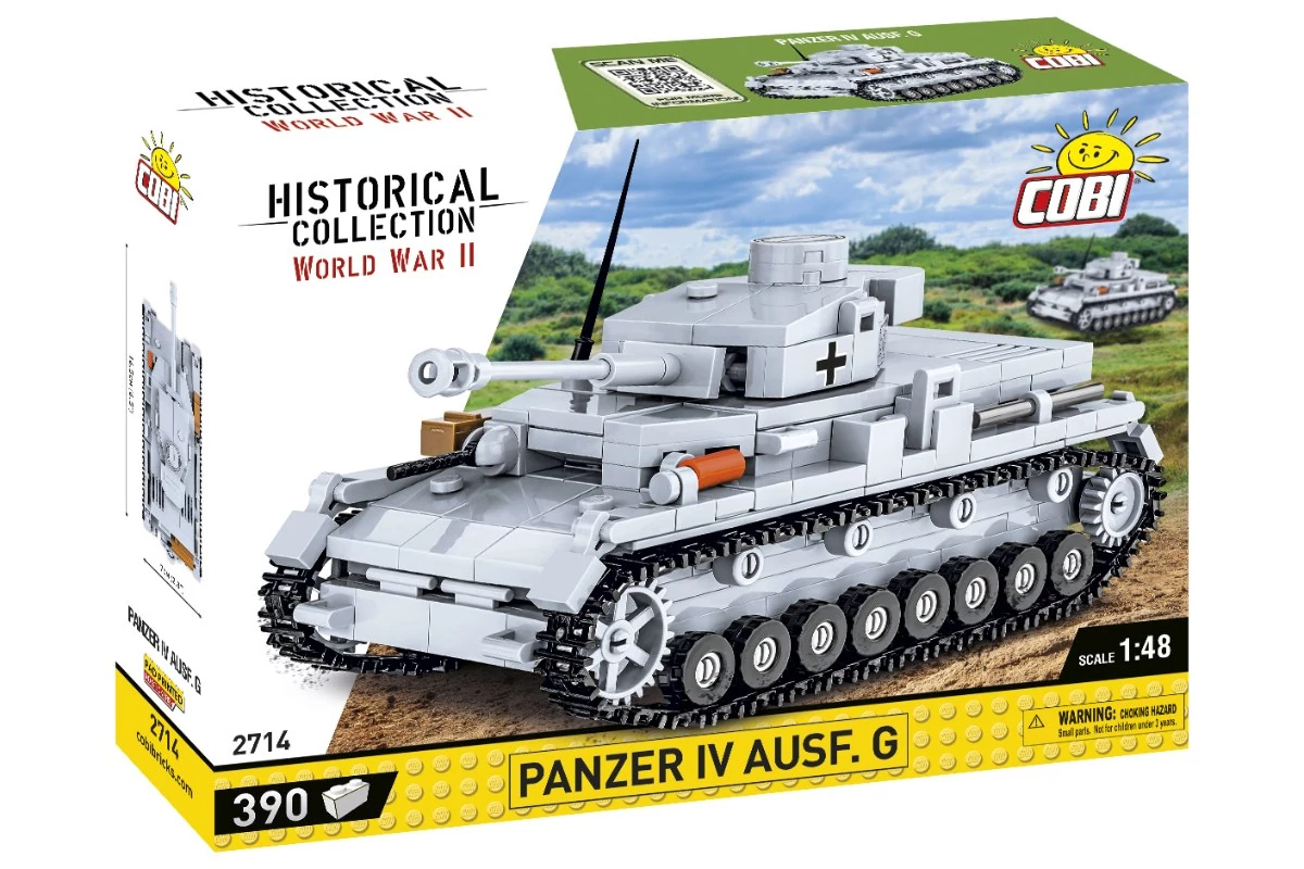 COBI-2714 – Panzer IV Ausf. G közepes harckocsi – 100% kompatibilis minden más kedvelt márkával