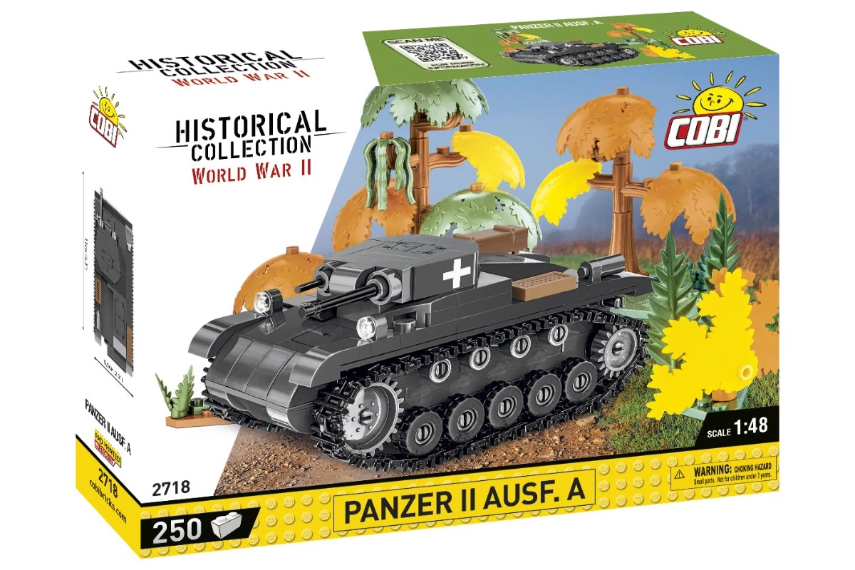 COBI-2718 – Panzer II Ausf. A könnyű harckocsi – 100% kompatibilis minden más kedvelt márkával