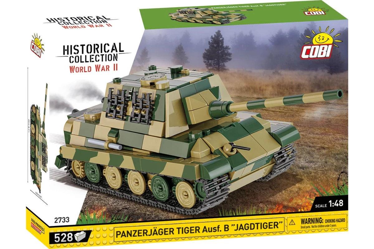 COBI 2733 – Jagdtiger páncélvadász építőjáték – 100% kompatibilis minden más kedvelt márkával