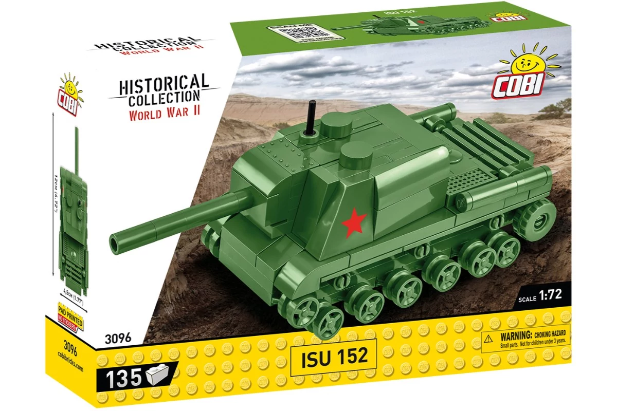 COBI-3096 – ISU-152 – szovjet önjáró löveg – 100% kompatibilis minden más kedvelt márkával