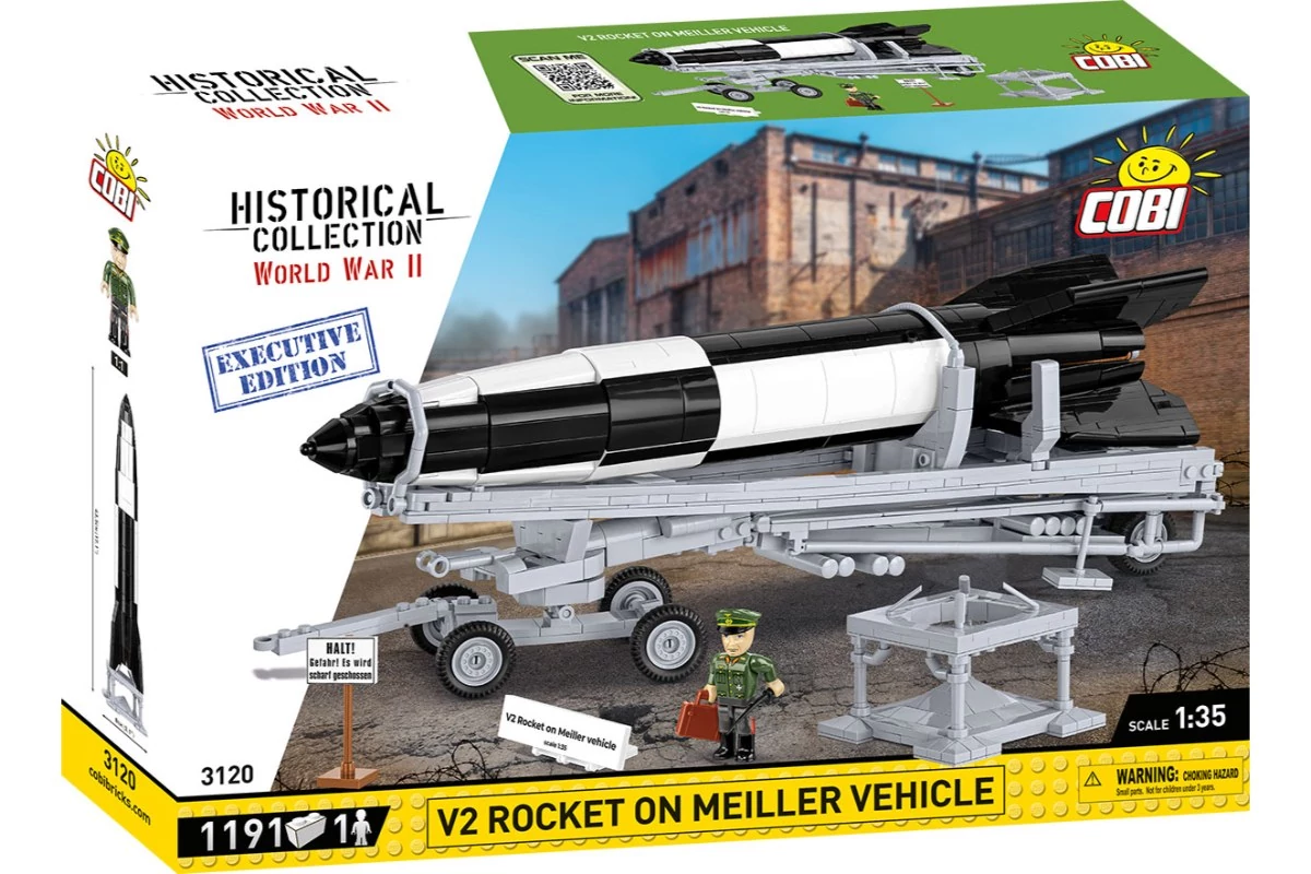 COBI-3120 – V2 Rakéta és szállító jármű – Executive Edition – 100% kompatibilis minden más kedvelt márkával