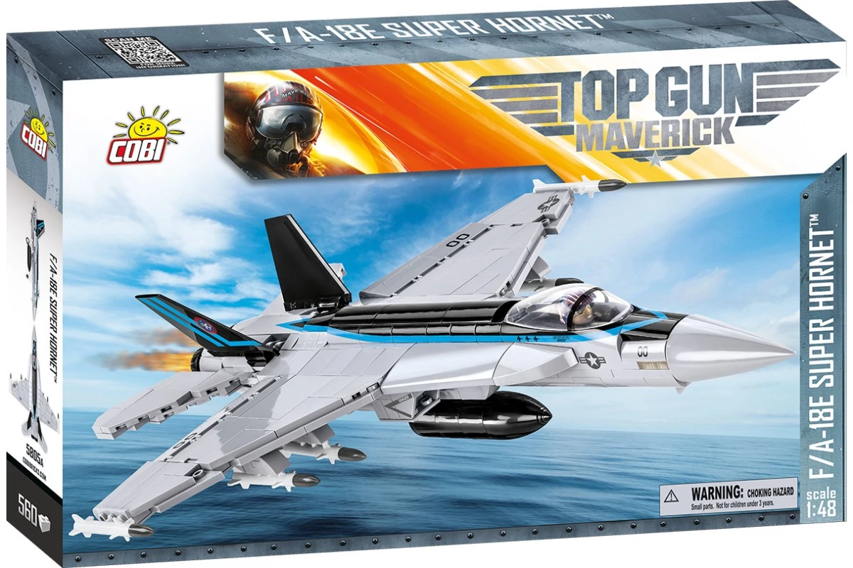 COBI 5805A - F/A-18E Super Hornet vadászgép építőjáték– 100% kompatibilis minden más kedvelt márkával