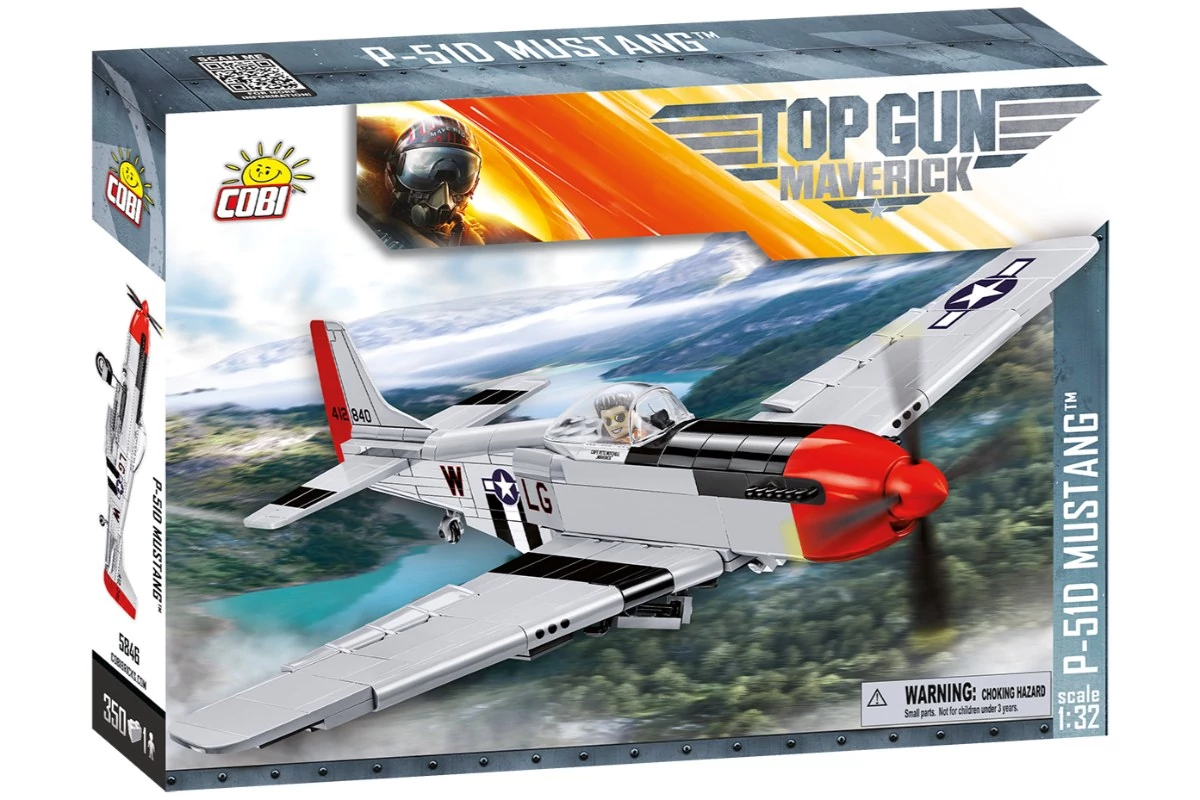 COBI 5846 - P-51D Mustang vadászrepülőgép építőjáték