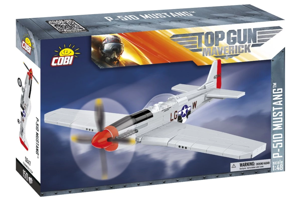 COBI 5847 - P-51D Mustang vadászrepülőgép építőjáték