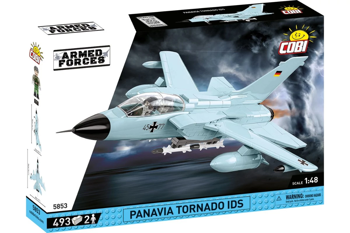 COBI-5853 – Panavia Tornado IDS – Német vadászbombázó építőjáték – 100% kompatibilis minden más kedvelt márkával