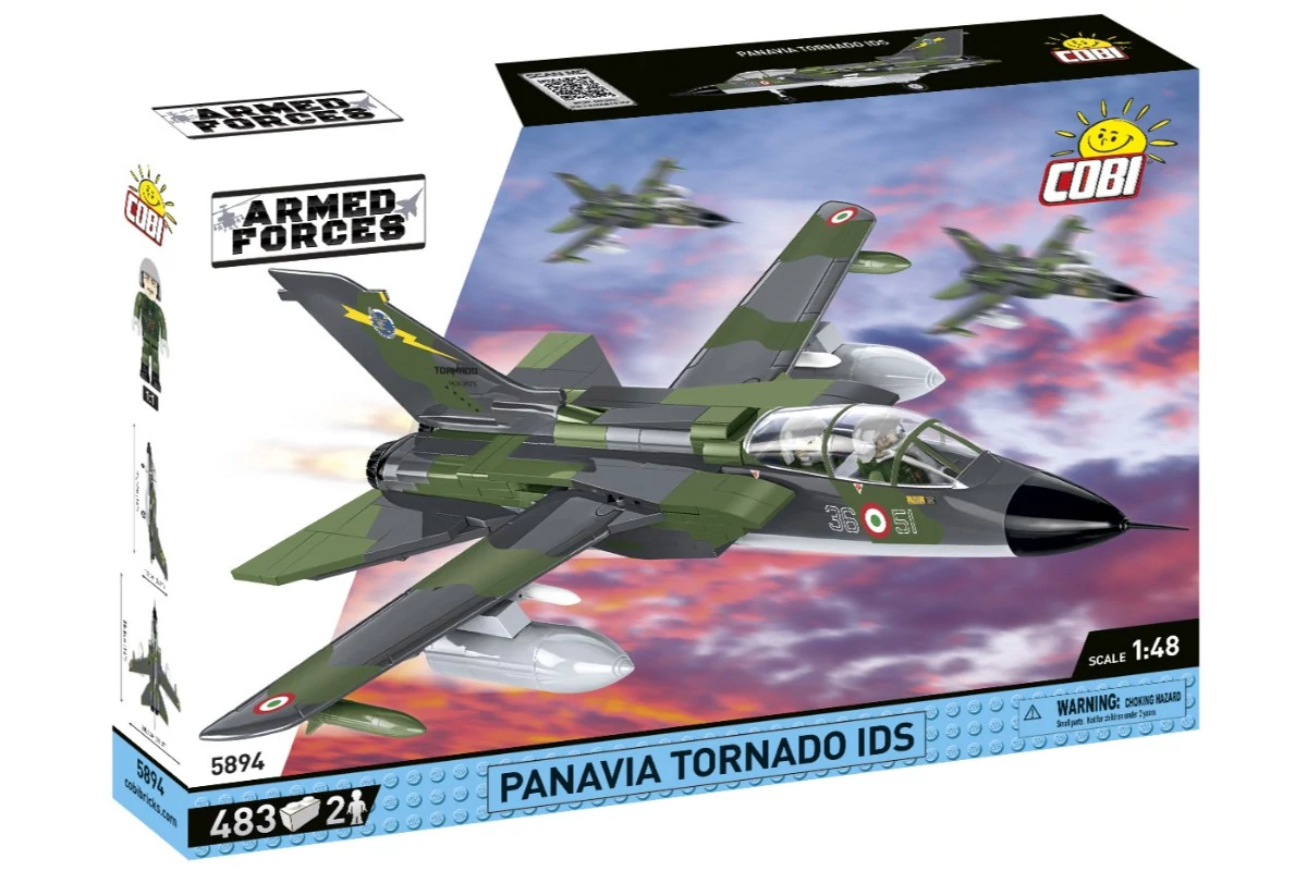 COBI-5894 – Panavia Tornado IDS (Italia) – Olasz vadászbombázó építőjáték – 100% kompatibilis minden más kedvelt márkával