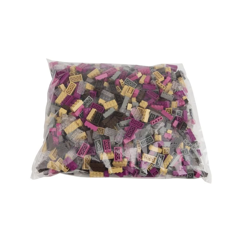Q-BRiCKS® | 1000 db-os vegyes, 100% kompatibilis építőkocka készlet különleges színekben | elsősorban óvodáknak (alapkockák)