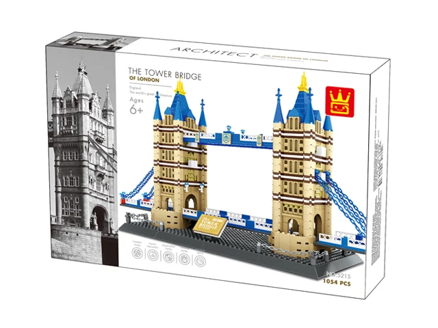 WANGE 5215 - Tower Bridge – London, Anglia építőjáték - 100% kompatibilis minden más kedvelt márkával